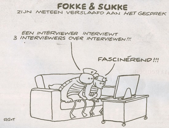 Fokke & Sukke hebben ook naar Het Gesprek gekeken