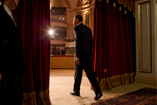 President Barack Obama speaks at Cairo University in Cairo, Thursday, June 4, 2009. In his speech, President Obama called for a 'new beginning between the United States and Muslims', declaring that 'this cycle of suspicion and discord must end'. (Official White House Photo by Pete Souza)